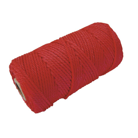 optocht Ontdek heet Metselkoord nylon rood, 50 m - Bouwmaat