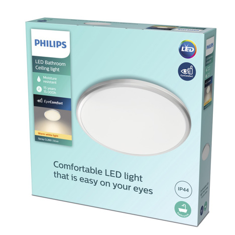 Waardeloos ik ben gelukkig doe alstublieft niet Philips LED badkamer plafondlamp 12W - Bouwmaat