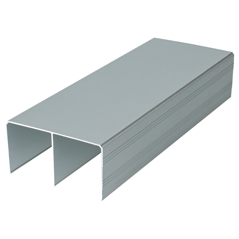 Advance Railset onder en bovenrails aluminium 2 meter - Bouwmaat