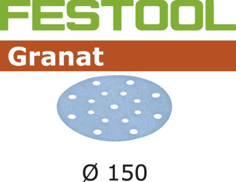 Festool Granat STF-Ø 150 mm/16 P120 GR, 10 stuks Bouwmaat